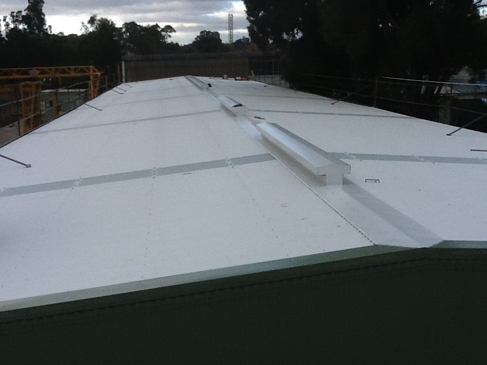 Completed roof